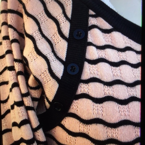 Free people peplum shirt top xs 0 2 striped - Picture 2 of 2